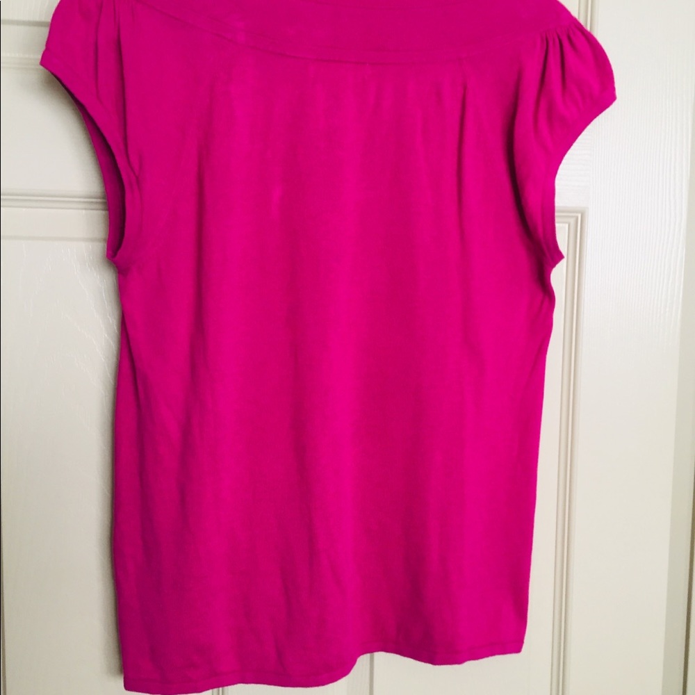 Banana Republic Rose Pink Knit Top. Size L - Picture 3 of 4